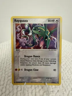Rayquaza 9/106 EX Emerald Holo Secret Ultra Rare Pokemon TCG Nintendo vintage NM - Image 1