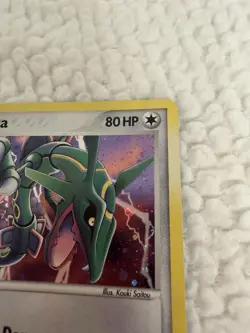 Rayquaza 9/106 EX Emerald Holo Secret Ultra Rare Pokemon TCG Nintendo vintage NM - Image 4