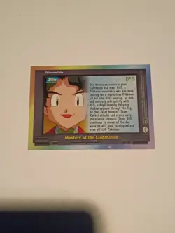 EP13 Mystery at the Lighthouse - TOPPS Blue LOGO - POKEMON CARD - Image 2