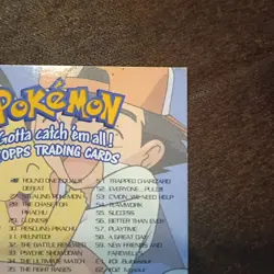 1999 Topps Pokemon First Movie 1st Edition Check List - NM - Image 4