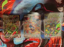 Pokemon Card Lot Greninja Twilight Masquerade, Rayquaza VMAX, Ambipom, Near Mint - Image 1