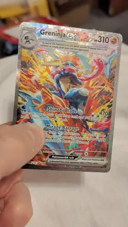 Pokemon Card Lot Greninja Twilight Masquerade, Rayquaza VMAX, Ambipom, Near Mint - Image 2