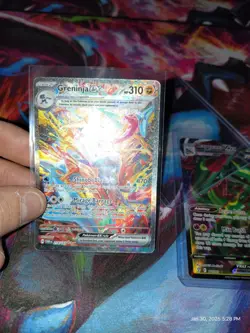 Pokemon Card Lot Greninja Twilight Masquerade, Rayquaza VMAX, Ambipom, Near Mint - Image 4