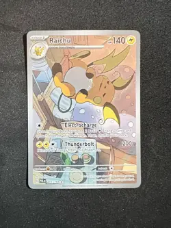 Pokemon TCG - Raichu - 211/193 Paldea Evolved - Illustration Rare Full Art Holo - Image 2