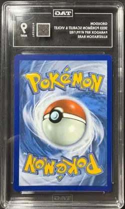 2023 Pokemon Paradox Rift GROUDON #199/182 Illustration Rare English TAG 9 Mint - Image 2