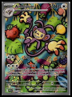 Ambipom 107/094 ME02: Phantasmal Flames Pokemon Card | NM - Image 1
