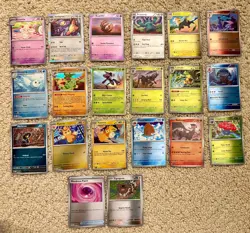 Lot of 20 Pokemon Phantasmal Flames Holo & Reverse Holos - Everything Pictured - Image 1