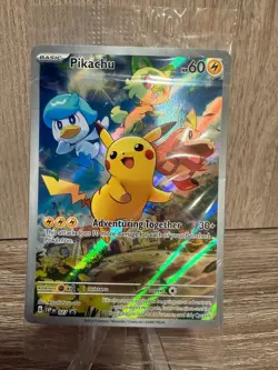 Pikachu #27 SEALED Pokemon TCG Black Star Promo Mint Paldea Evolved - Image 1