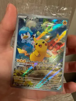 Pikachu #27 SEALED Pokemon TCG Black Star Promo Mint Paldea Evolved - Image 3