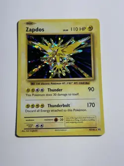 Pokemon Card TCG - Zapdos 42/108 Holo Rare XY Evolutions Near Mint - Image 1