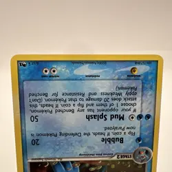 Swampert 5/17, Pop Series 1, Holo Rare Promo 2004, Vintage Pokemon TCG, HP - Image 3