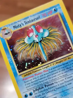 Misty's Tentacruel 10/132 - LP - Gym Heroes - Pokemon Card, Holo Rare - Image 3