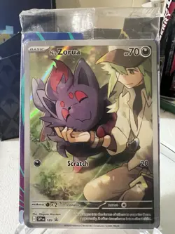 Pokemon TCG Ns Zorua SVP189 Journey Together Factory SEALED Black Star Promo - Image 1