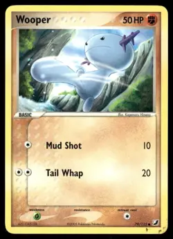 Pokemon Tcg Wooper #79 Pokemon Unseen Forces LP - Image 1