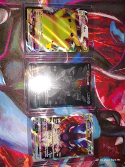 Pokemon Card Lot Zekrom Black Bolt, Pikachu 25th Anniversary, Lucario, Near Mint - Image 1
