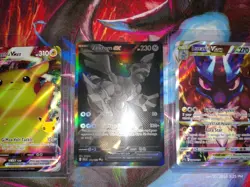 Pokemon Card Lot Zekrom Black Bolt, Pikachu 25th Anniversary, Lucario, Near Mint - Image 5