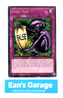 YuGiOh Fake Trap MRD-EN056 Metal Raiders Rare - MN - Image 1