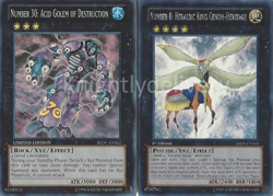 Yugioh Authentic Vetrix Deck - Number 30 - Crest - Yugioh 42 Cards - NM - Image 1