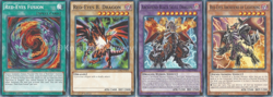 Yugioh Red-Eyes B. Dragon Deck - Red-Eyes Flare Metal Dragon - Archfiend UNL - Image 1