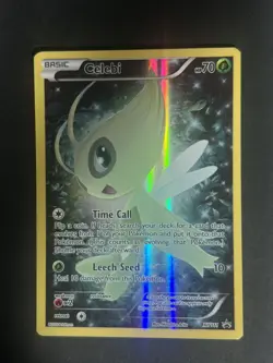 Pokemon TCG Mythical Celebi XY111 Full Art Black Star Holo Promo NM - Image 1