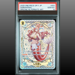 PSA 10 Shirahoshi EB01-057 SP Parallel A Fist of Divine Speed Japanese ONE PIECE - Image 1