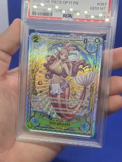 One Piece A Fist of Divine Speed Shirahoshi EB01-057 SP Alternate Art PSA 10 - Image 2