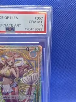One Piece A Fist of Divine Speed Shirahoshi EB01-057 SP Alternate Art PSA 10 - Image 4