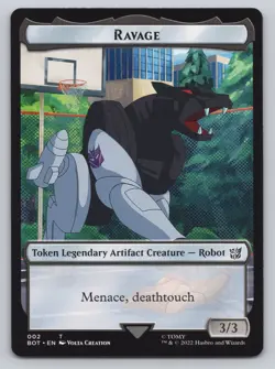 MTG Singles - Ravage Token - Universes Beyond: Transformers (BOT) -B241 - Image 1