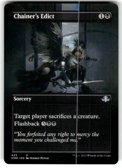 MTG NM Chainer's Edict (Borderless) Dominaria Remastered Regular - Image 1