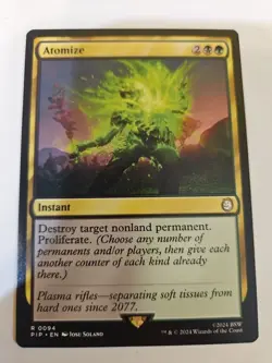 MTG - Universes Beyond: Fallout - Atomize - NM - NF - Image 1