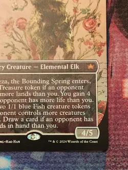 MTG Bloomburrow - Beza, The Bounding Spring - Borderless FOIL NM - Image 5