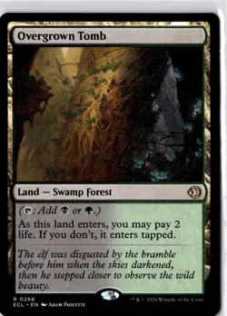 Overgrown Tomb Lorwyn Eclipsed Regular NM R 0266 - Image 1