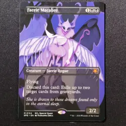 Magic the Gathering- Faerie Macabre (Borderless) - Special Guests M 0134 - Image 1