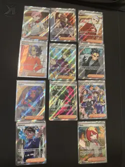 Set of 11 Pokemon Prismatic Evolutions Ultra Rare Trainer Cards - Image 1