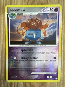 Gloom 97/146 Legends Awakened Reverse Holo Pokemon DMG - Image 1