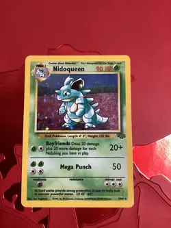 Pokemon Nidoqueen TCG 7/64 Jungle Holo Card MP/HP Condition - Image 1