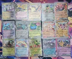 Pokemon Ex Cards Lot of 15 Authentic Cards Scarlet And Violet NM Lot 16 - Image 1