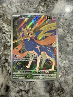 POKEMON! PHANTASMAL FLAMES! ZACIAN! ILLUSTRATION RARE! FULL ART! 100/094 - Image 1