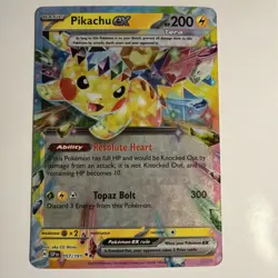 Pokemon Pikachu EX Double Rare Holo Card 057/191 Surging Sparks Nm - Image 1