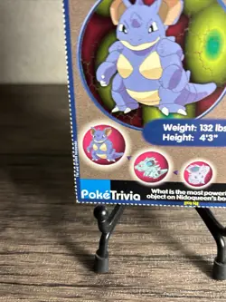 Pokemon Card Nidoqueen PokeTrivia #31 Mewtwo Strikes Back Movie Scene-NM!! - Image 4