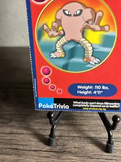 Pokemon Poketrivia Hitmonlee #106 / Mewtwo Strikes Back Movie Scene No. 8-NM! - Image 4