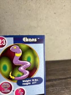 Pokemon PokeTrivia EKANS # 23 Mewtwo Strikes Back No. 2 - Non Holo-NM!! - Image 3