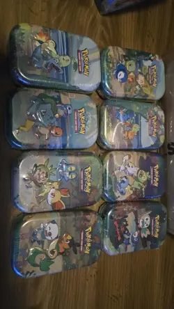Pokemon 25th Anniversary Celebrations (8) Mini Tin Display - New Factory Sealed - Image 2