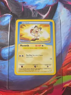 Pokemon Meowth TCG Vintage 2004 Funskool India Edition C09 - Image 1