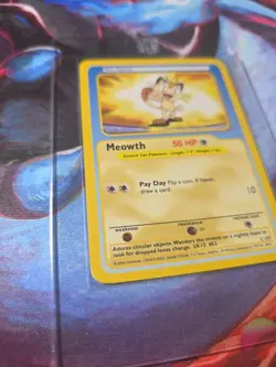Pokemon Meowth TCG Vintage 2004 Funskool India Edition C09 - Image 2