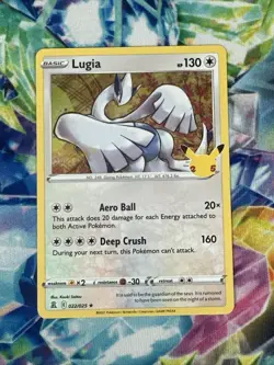 Pokemon TCG Lugia #022/025 Celebrations Holo Rare Card - Image 1