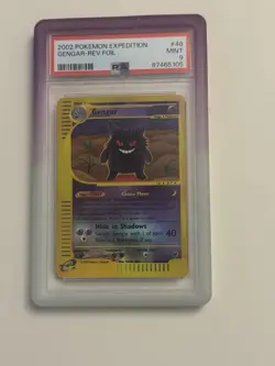 Pokemon Gengar Expedition Reverse Holo Rare #13 PSA 9 Mint - Image 1