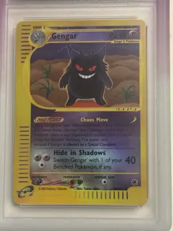 Pokemon Gengar Expedition Reverse Holo Rare #13 PSA 9 Mint - Image 2