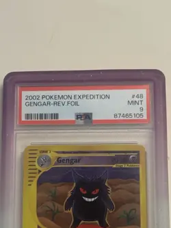 Pokemon Gengar Expedition Reverse Holo Rare #13 PSA 9 Mint - Image 3