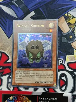Yugioh Winged Kuriboh TLM-EN005 1st Edition Ultimate Rare VLP - Image 2